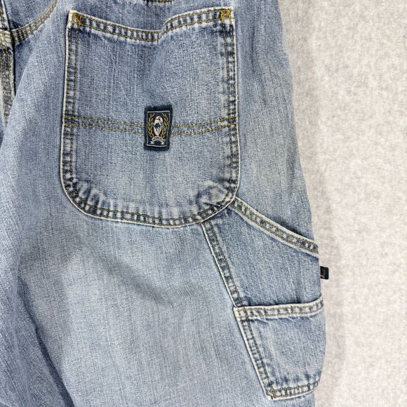 Cinch Blue Label Carpenter Jeans Men 42x36 (Fits 42x35) Relaxed Med Wash Denim - Picture 12 of 15